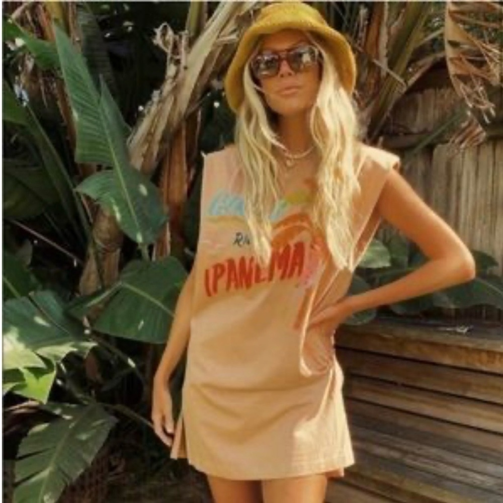 Farm Rio Ipanema Muscle Tee Dress